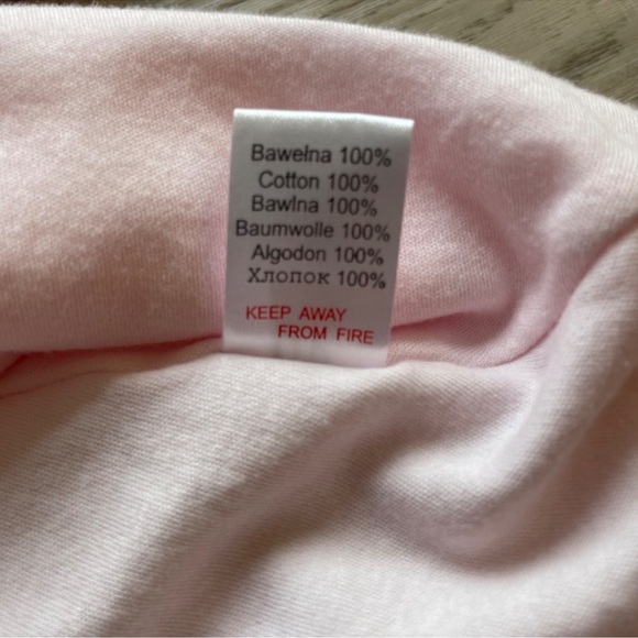 Silky Pink Cotton Baby Dress - Picture 11 of 11